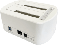 LC Power LC-DOCK-U3-VI HDD/SSD Dokkoló és klónozó állomás (USB 3.0 - SATA)