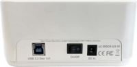 LC Power LC-DOCK-U3-VI HDD/SSD Dokkoló és klónozó állomás (USB 3.0 - SATA)