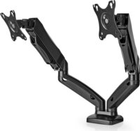 Nedis 15"-32" LCD TV/Monitor asztali tartó - Fekete (2 kijelző)