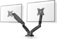 Nedis 15"-32" LCD TV/Monitor asztali tartó - Fekete (2 kijelző)