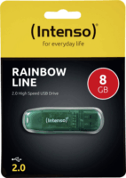 Intenso Rainbow Line USB-A 2.0 8GB Pendrive - Zöld