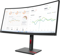 Lenovo 34" ThinkVision T34W-30 Ívelt Monitor