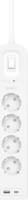 Belkin SRB001VF2M 220V Túlfeszültség védő elosztó 4 aljzatos 2m - Fehér
