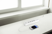 Belkin SRB001VF2M 220V Túlfeszültség védő elosztó 4 aljzatos 2m - Fehér