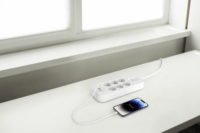 Belkin SRB002VF2M 220V Túlfeszültség védő elosztó 6 aljzatos 2m - Fehér