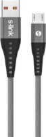 S-Link SL-STM60M USB-A apa - micro USB apa Adat és töltő kábel - Szürke (1m)