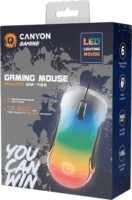 CANYON Braver GM-728 Vezetékes Gaming Egér - Fekete