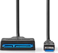 Nedis CCGB75100BK05 USB 3.2 apa - SATA apa Adapter