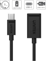 Unitek C476BK-1M USB Type-C apa - USB-A anya Adapter
