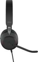 Jabra Evolve2 40 UC (USB-A) Stereo Vezetékes Headset - Fekete