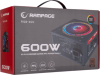 Rampage 600W RGB-600 Tápegység
