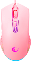 Rampage SMX-G68 Spear Vezetékes Gaming Egér - Rózsaszín