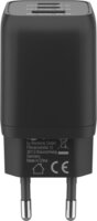 Goobay 64753 2x USB-C / USB-A Hálózati Gyorstöltő Adapter 65W - Fekete