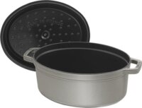 Zwilling Staub La Cocotte 31cm Sütőedény ovális - Grafitszürke