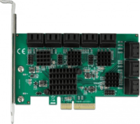 Delock 90073 16x belső SATA port bővítő PCIe kártya