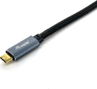 Equip USB-C apa - USB-C apa 3.2 Adatkábel - Fekete (2m)