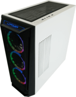 LC-Power LC-805BW-ON Gaming Számítógépház - Fekete/Fehér