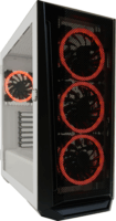 LC-Power LC-805BW-ON Gaming Számítógépház - Fekete/Fehér
