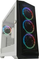 LC-Power LC-805BW-ON Gaming Számítógépház - Fekete/Fehér