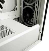 LC-Power LC-805BW-ON Gaming Számítógépház - Fekete/Fehér