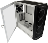 LC-Power LC-805BW-ON Gaming Számítógépház - Fekete/Fehér