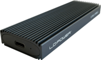 LC-Power LC-M2-C-NVME-3"USB 3.2 Gen. 2 Külső M.2 ház - Fekete