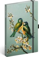 Realsystem Birds 130 x 210mm Vonalas notesz - Mintás