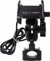 Freedconn MC10 Mobiltelefon motorkerékpáros tartó - Fekete