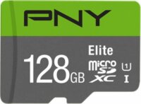 PNY 128GB Elite microSDXC UHS-I CL10 Memóriakártya + Adapter