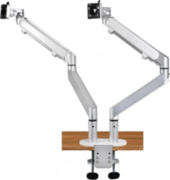 Spire Dual Monitor Arm II 27" Monitor asztali tartó - Fehér (2 kijelző)