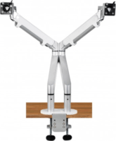 Spire Dual Monitor Arm II 27" Monitor asztali tartó - Fehér (2 kijelző)