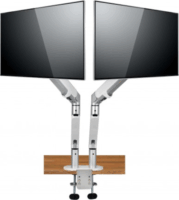 Spire Dual Monitor Arm II 27" Monitor asztali tartó - Fehér (2 kijelző)