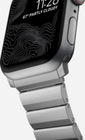 Nomad Titanium Apple Watch S4/S5/S6/S7/S8/S9/SE/Ultra Fém Szíj 42/44/45/49mm - Ezüst