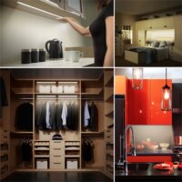 Phenom LED 55840B 1.4W 180lm 4000K LED szekrény világítás Mozgásérzékelővel + Akkumulátorral