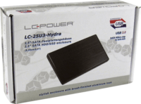 LC-Power LC-25U3-Hydra USB 3.0 Külső 2.5" ház - Fekete