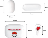 OTL Pokémon Pokélabda Wireless Headset - Fehér
