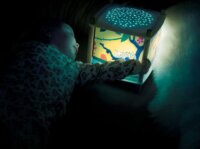 Trousselier Éjszakai fény forgó dekorációval - Szavanna