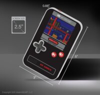 My Arcade Go Gamer Classic 300in1 Fekete&Piros hordozható Retro Játékkonzol