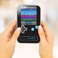 My Arcade Go Gamer Classic 300in1 Fekete&Kék hordozható Retro Játékkonzol