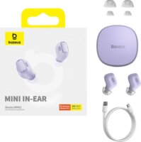 Baseus Bowie WM01 Wireless Headset - Lila
