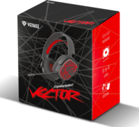 Yenkee YHP 3040 Vector Vezetékes Gaming Headset - Fekete/Piros