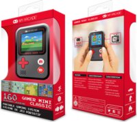 My Arcade Gamer Mini Classic 160in1 Fekete&Piros hordozható Retro Játékkonzol