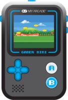 My Arcade Gamer Mini Classic 160in1 Fekete&Kék hordozható Retro Játékkonzol