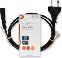 Nedis CEGL11040BK10 Tápkábel 1m - Fekete