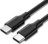 Ugreen 50997 USB-C apa - USB-C apa 2.0 Adat és töltőkábel - Fekete (1m)