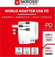 Skross Pro Light USB AC30PD Utazó adapter