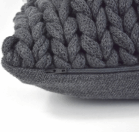 Nielsen Kissenbezug Marlin Díszpárnahuzat - Sötétszürke (50x50 cm)