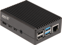 Joy-IT RB-ALUCASEP4+08 Raspberry Pi4 B ház - Fekete
