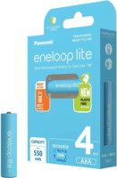 Panasonic Eneloop Lite BK-4LCCE/4BE Nikkel-fém hidrid Újratölthető Ceruzaelem (4db/csomag)