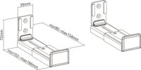Maclean MC-932 Univerzális soundbar fali tartó